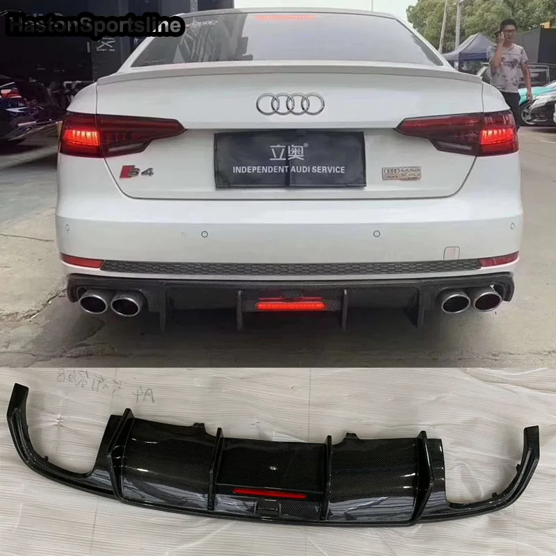 A4 B9 S4 Sline отделение из углеродного волокна для Audi Седан 2016-2019 | Автомобили и