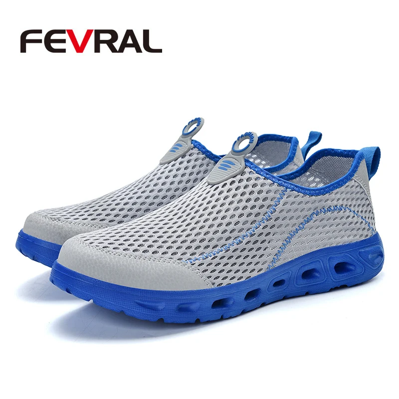 FEVRAL/Мужская водонепроницаемая обувь Уличная дышащая пляжная Легкая