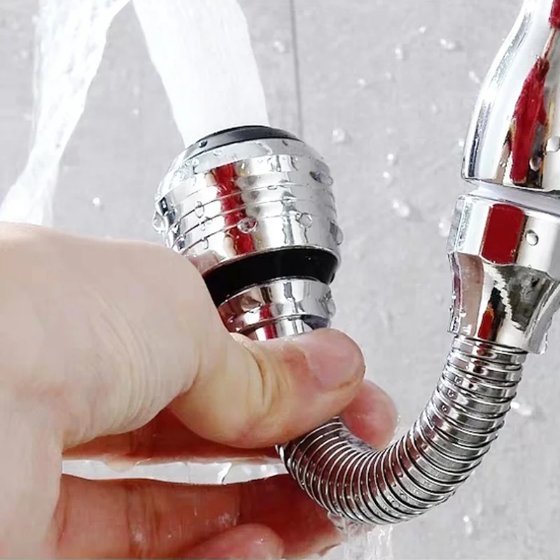 

Rotable Filter Faucet Kitchen Sink Flexible Tap Aerator Faucet Filter Adapter Nozzle Spray Head Swivel Bathroom Faucet Extender