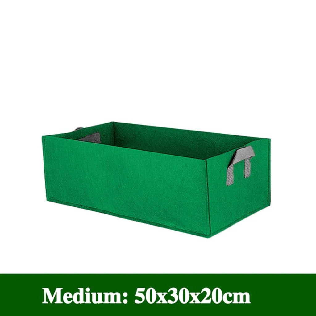 

Fabric Raised Garden Bed Rectangle Breathable Planting Container Growth Bag jardinage potager Garden Accessories