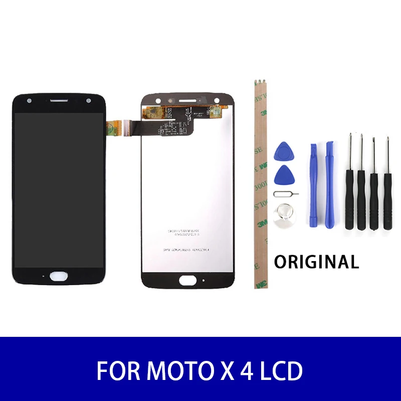 Оригинал для Motolora Moto X4 ЖК дисплей сенсорный экран панель дигитайзер сборка