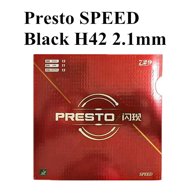 Speed 2.1 H42 Black Оригинальные 729 PRESTO MAX Janpan импортные губки для торта, покрытие для настольного тенниса/резина для пинг-понга - Цвет: Speed 2.1 H42 Black
