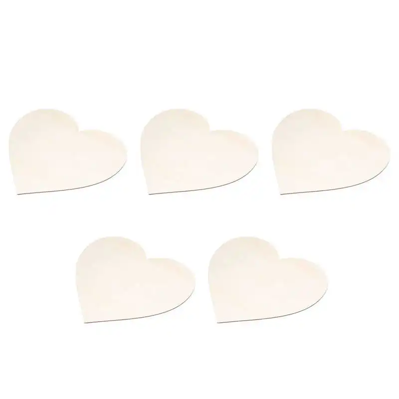 Деревянное сердце деревянное гладкая поверхность тополь для детей сделай сам