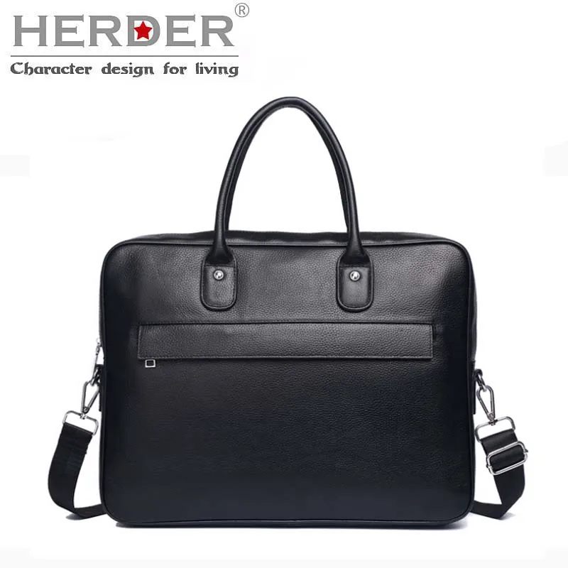 Портфель HERDER мужской кожаный деловой Повседневная Большая Сумка тоут для