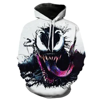 2021 new autumn venom hoodie mens womens childrens fashion casual sweatshirt 3d print pullover street hip hop harajuku coat