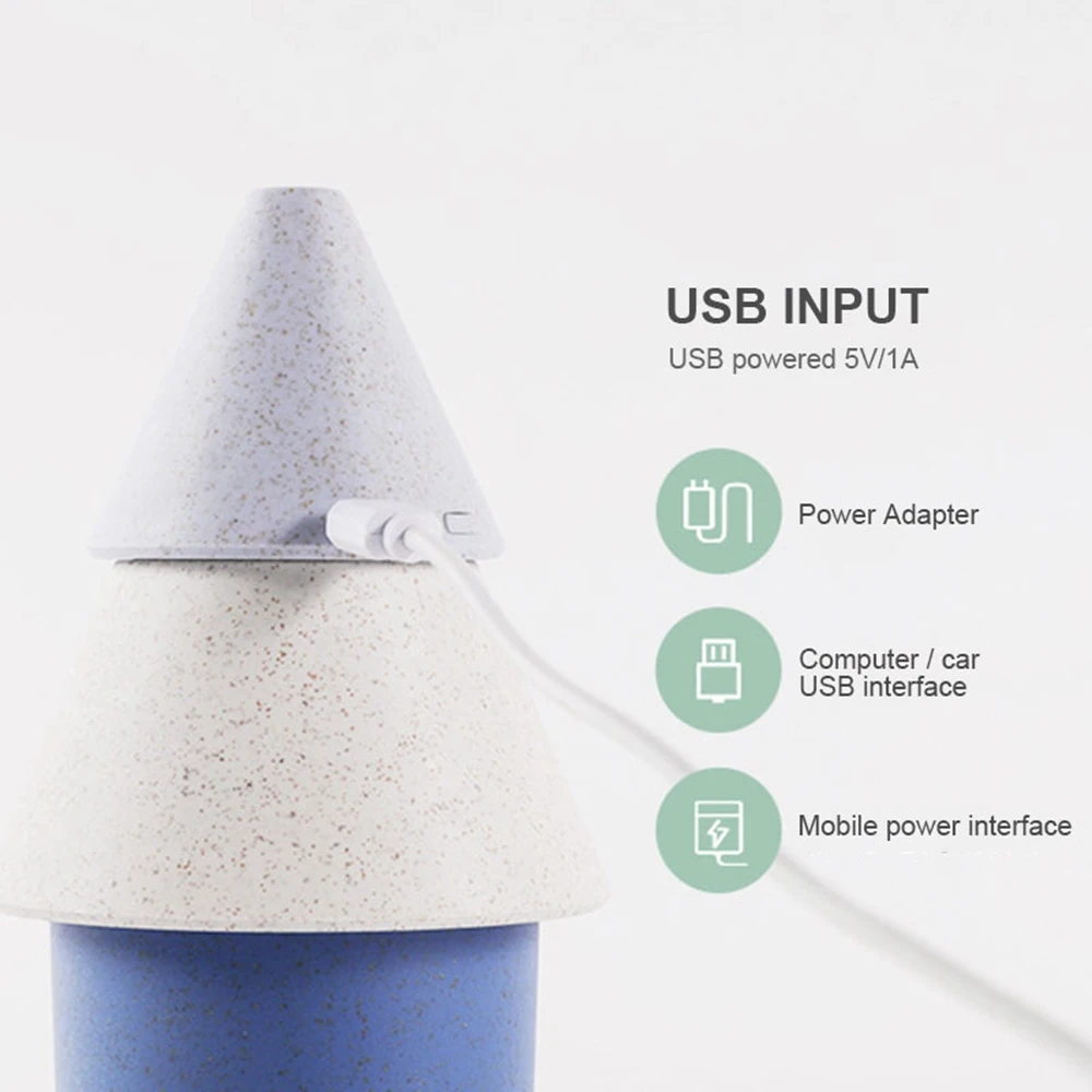 250 мл USB мини увлажнитель воздуха сосновое дерево бесшумный DC5V портативный для