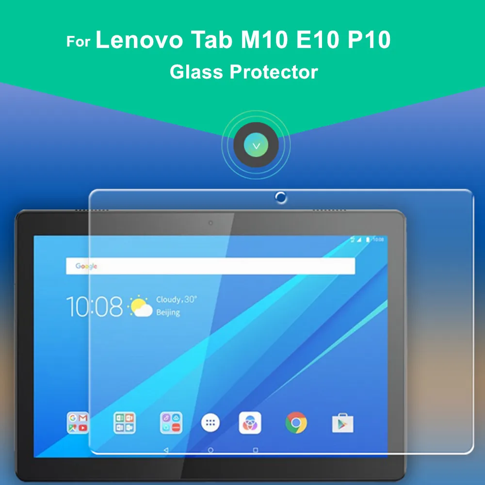 3 шт 9H закаленное стекло для lenovo Tab M10 TB-X605F/L стеклянная пленка для lenovo Tab E10 TB-X104F/L Tab P10TB-X104F/L Защита экрана