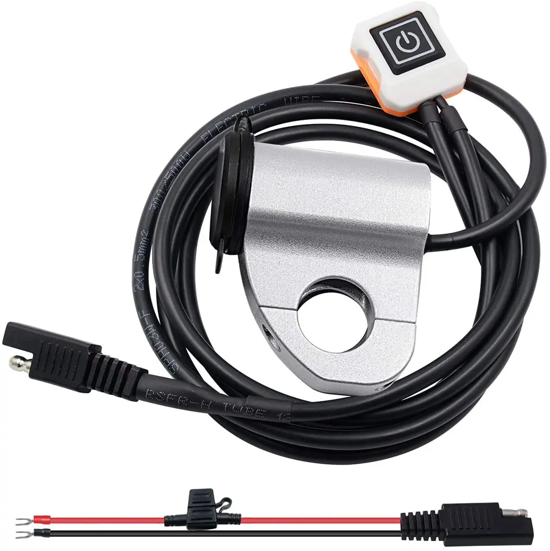 Водонепроницаемый Алюминий из алюминиевого сплава с двумя портами USB Зарядное