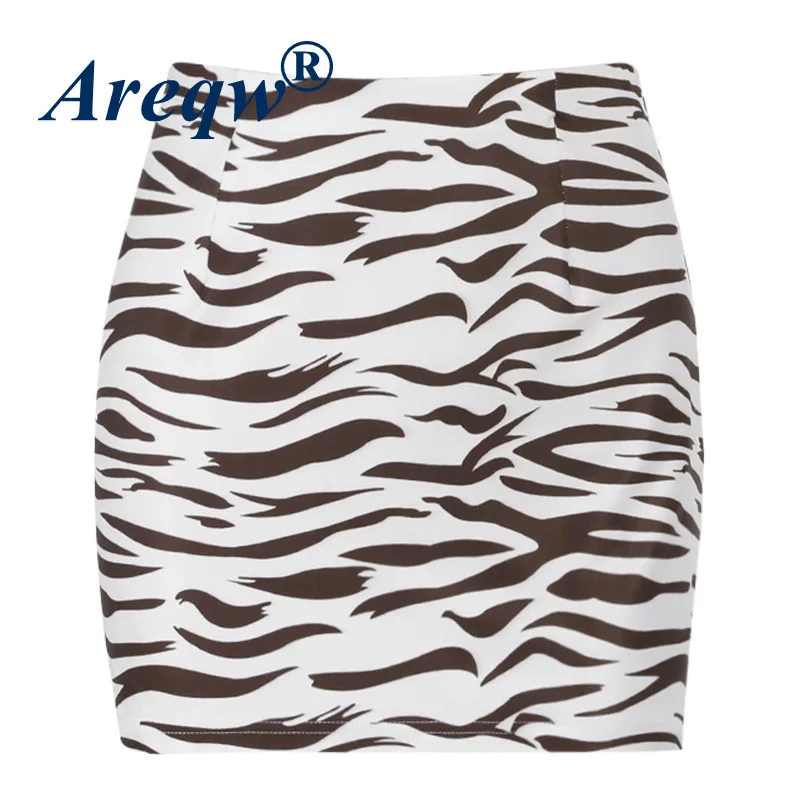 

Wild Zebra Pattern Tight-fitting Hip Skirt Female 2021 Spring and Summer New Street Style Sexy Long Legs