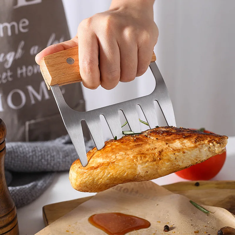 1 шт. измельчитель мяса для барбекю из нержавеющей стали |