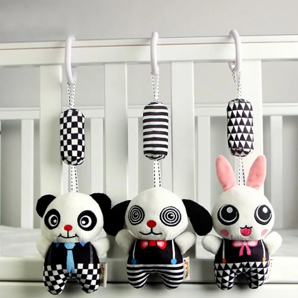 

Crib Rattle Animal Shape Multi-purpose Plush Infant Bed Hanging Crib Toy Baby Carriage Bed Hanging Rattles Child Delicate Craft