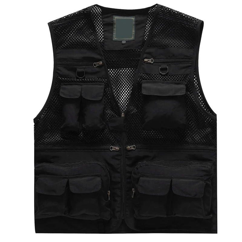 Недавно Открытый Быстросохнущий рыболовный жилет с несколькими карманами