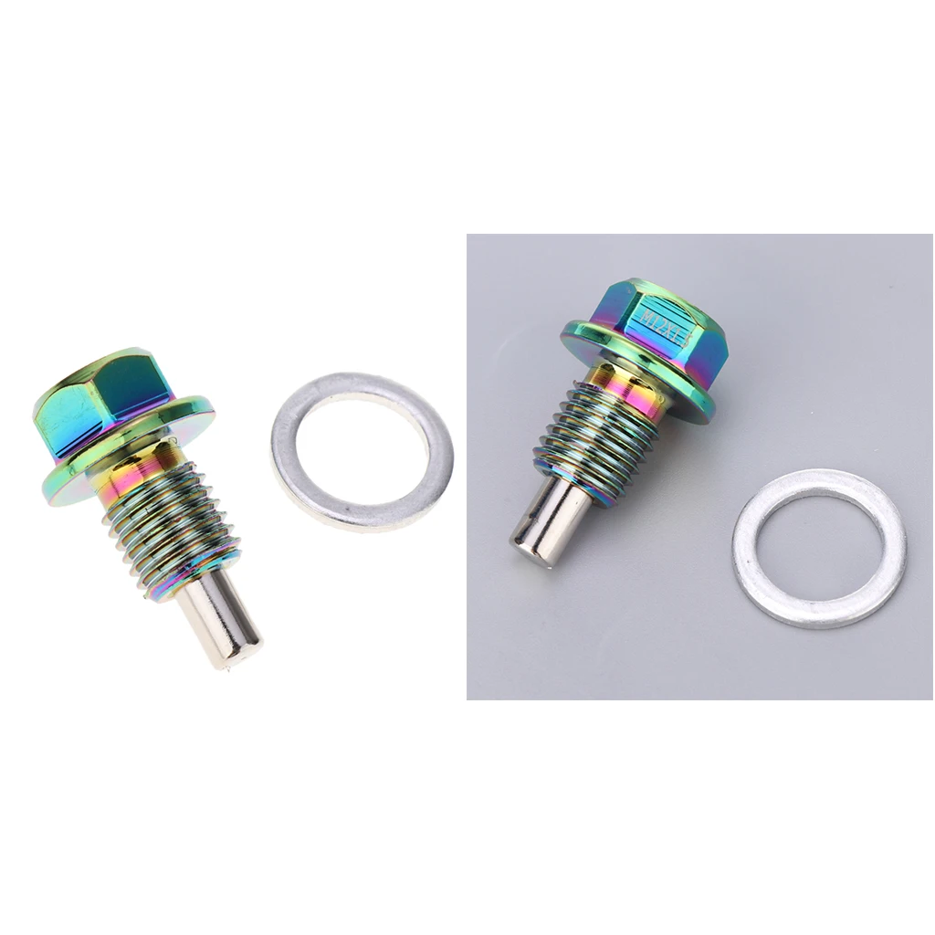 Магнитная дренажная масляная пробка двигателя M12x1.5 M16/1 5 болт анодированный