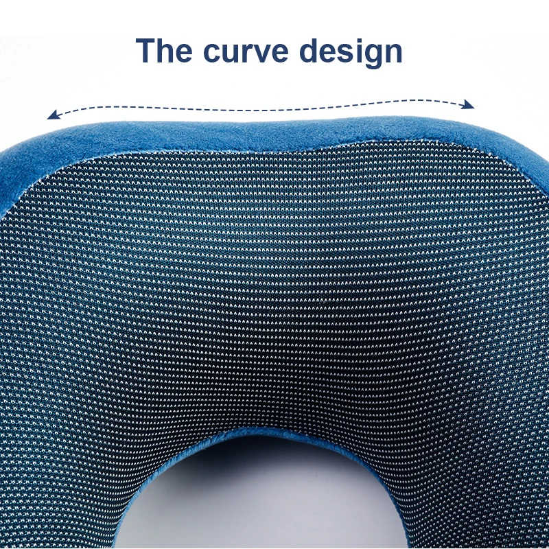 Подушка для шеи из пены с памятью подушка путешествий со съемной крышкой мягкая