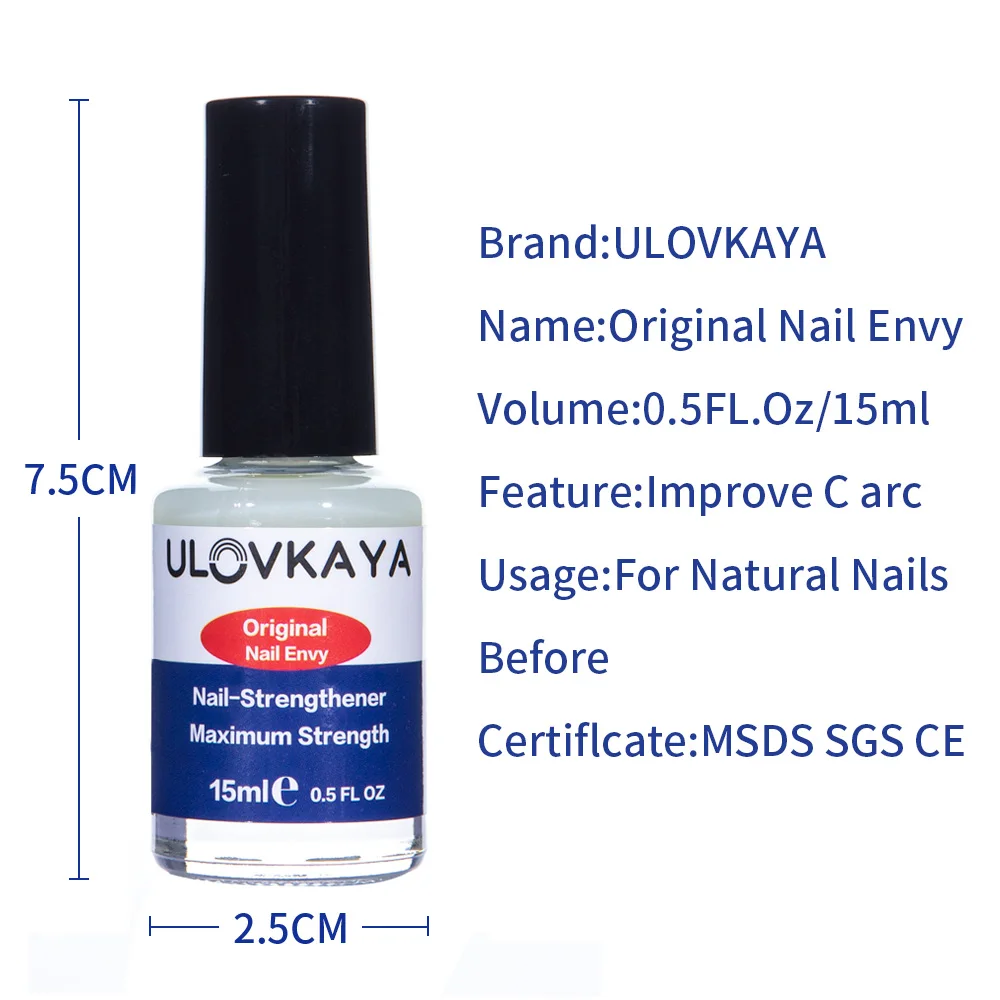 Ulovkaya 15 мл усилитель для ногтей Envy отвердитель Удаление кутикулы масляная