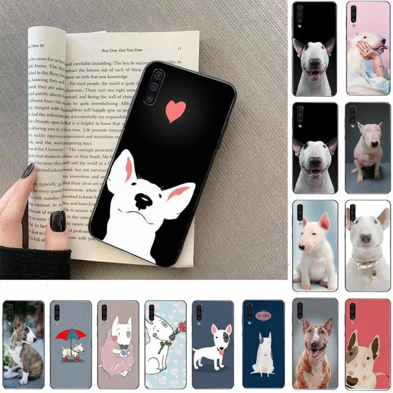 

FHNBLJ bullterrier bull terrier dog Phone Case For Samsung Galaxy a50 A30S A50S a71 70 a10 case samsung a51 case