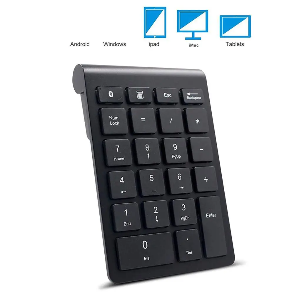 Bluetooth клавиатура 22 клавиши 2 4G беспроводная цифровая мини для
