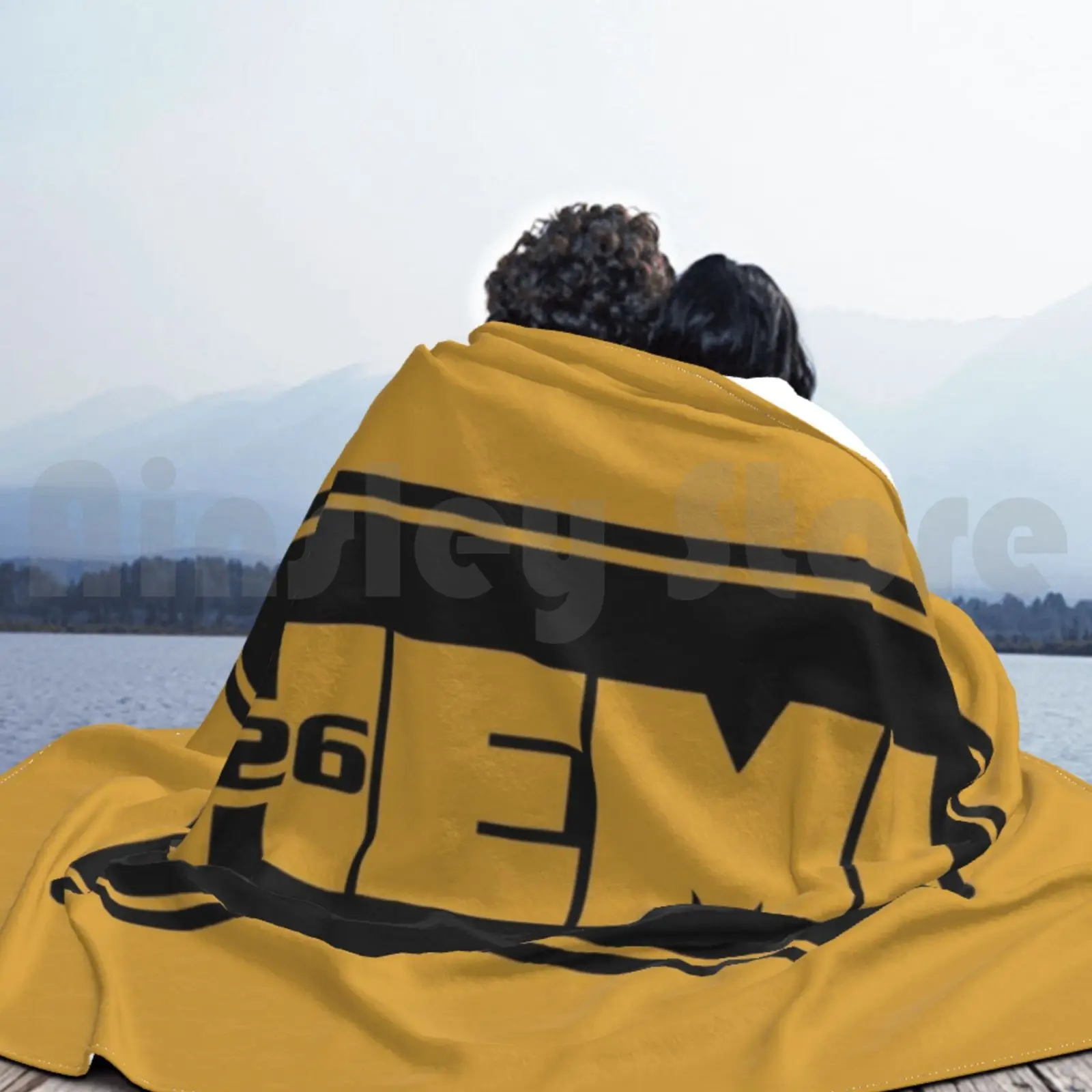 426 год Hemi Mopar Золотое на черном логотипе веерное художественное одеяло