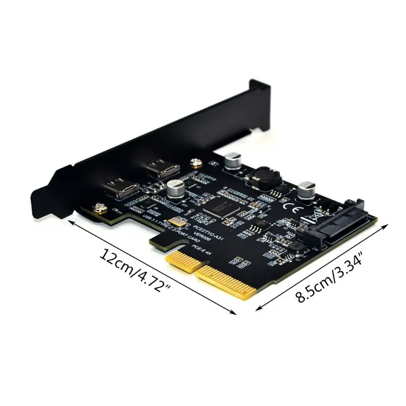 Переходник USB 3 1/Type-C PCI-E 4X на 1 10 Гбит/с | Компьютеры и офис
