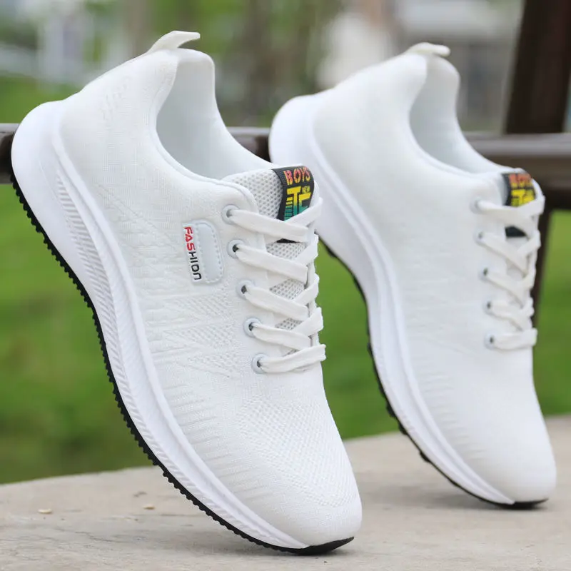 

New men's shoes sneakers white 2021 fashion flat casual men's shoes mesh breathable casual shoes sports shoes tennis shoes