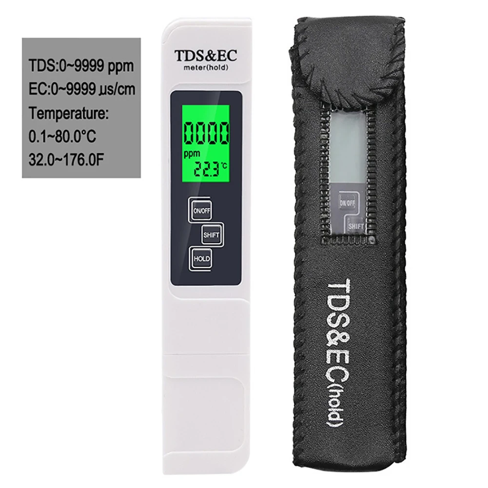 Новый Измеритель TDS PH/TDS/EC/измеритель температуры цифровой тестер качества воды