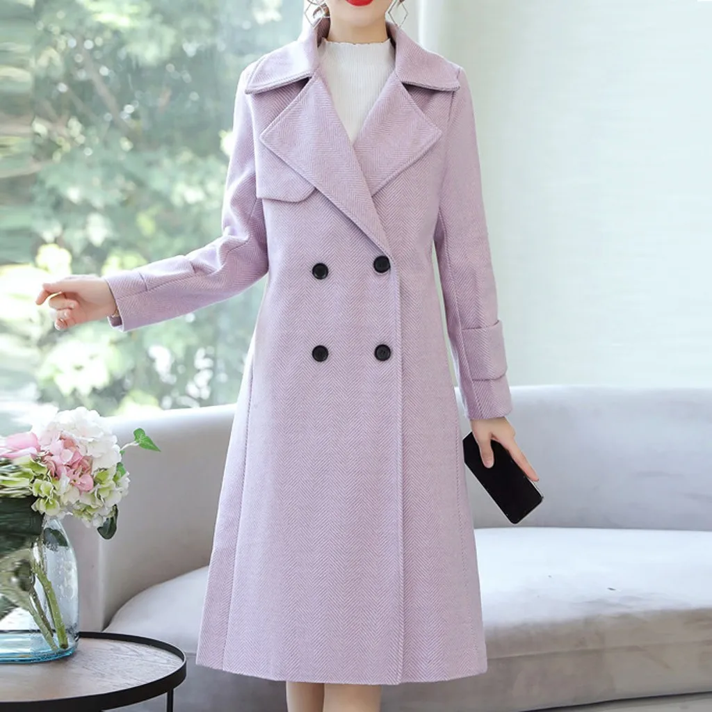 Высококачественное шерстяное пальто SAGACE новинка Модная элегантная женская