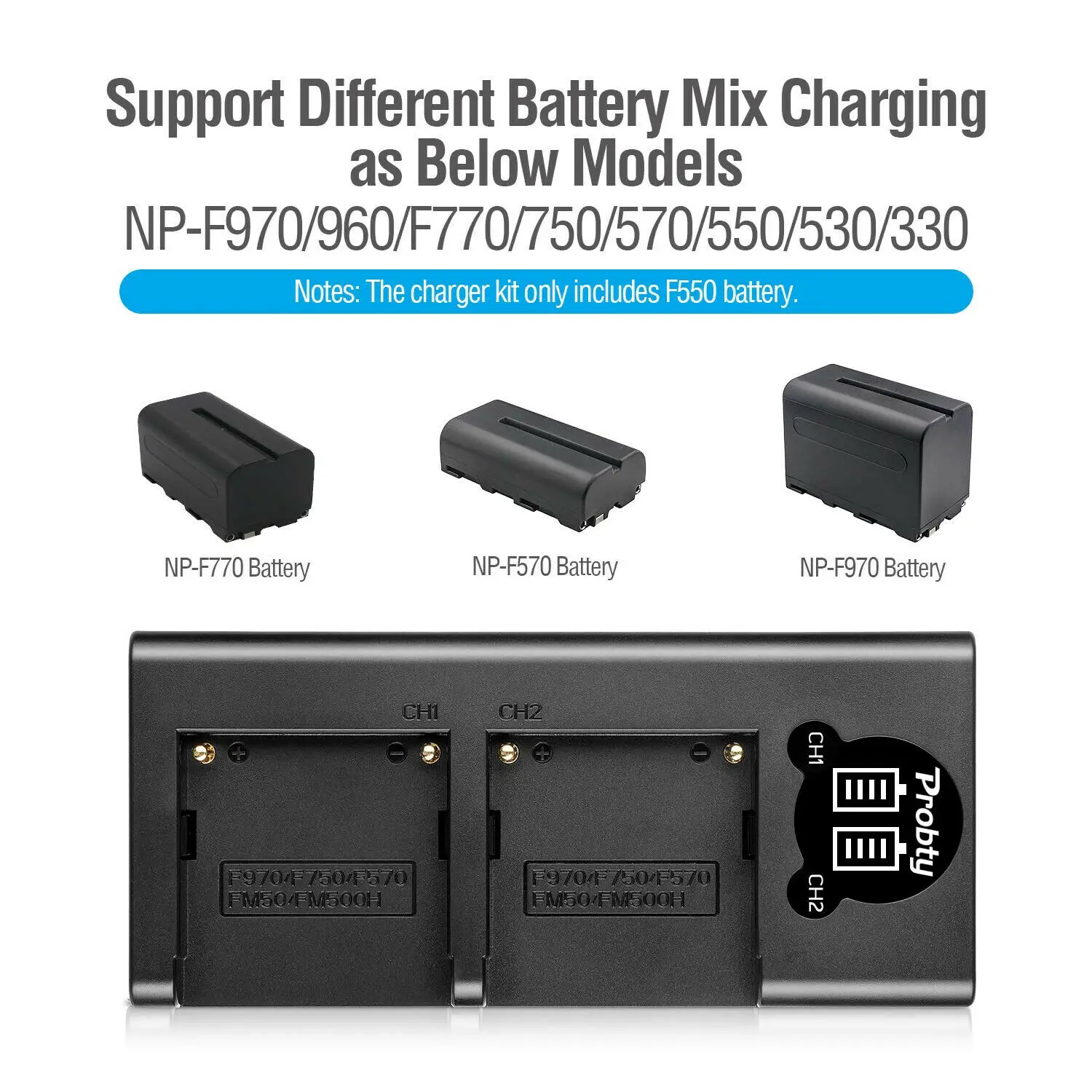 2 PCS 8800mAh NP-F970 NP F970 power display battery + LED USB dual charger suitable for SONY F930 F950 F770 F570 CCD-RV100 | Электроника