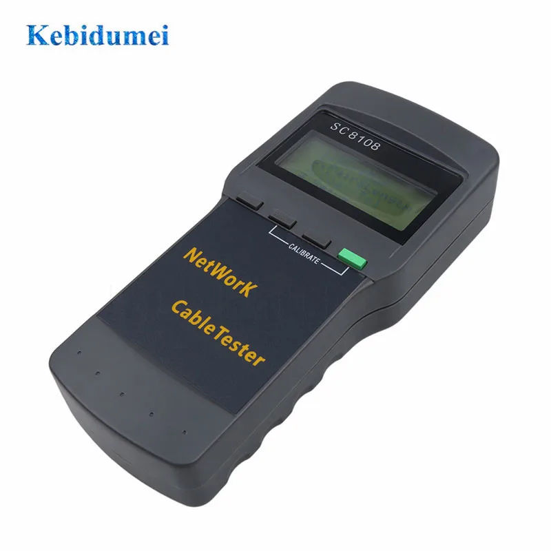 Беспроводной сетевой тестер Kebidumei SC8108 с ЖК дисплеем кабеля RJ45 и LAN для телефона
