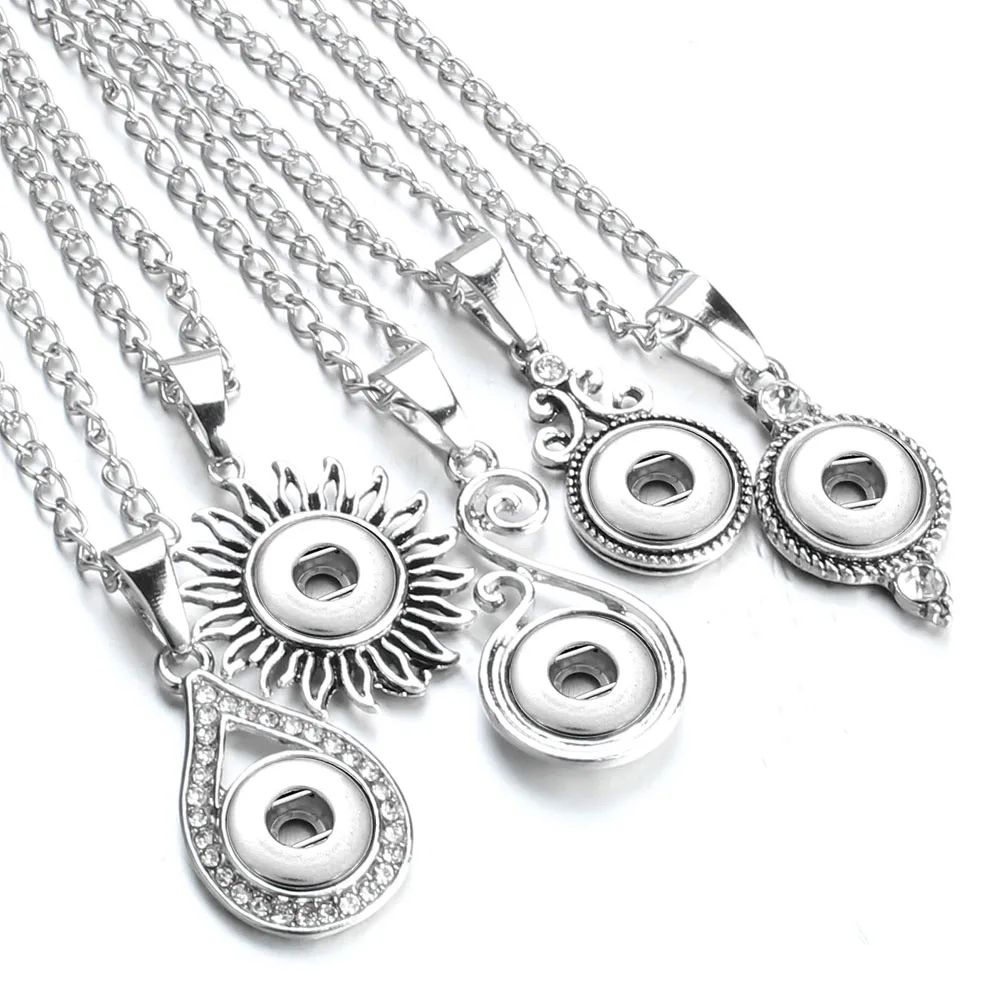 Новые ювелирные изделия с кнопками застежками мини ожерелья подвеской застежкой