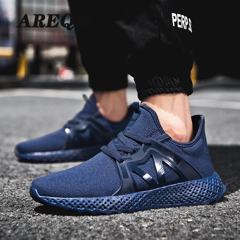 

Mens Sneakers Mesh Breathable Male Casual Shoes Fashion Lightweight No-Slip Men Running Shoes Big Size 38-48 Men Shoes