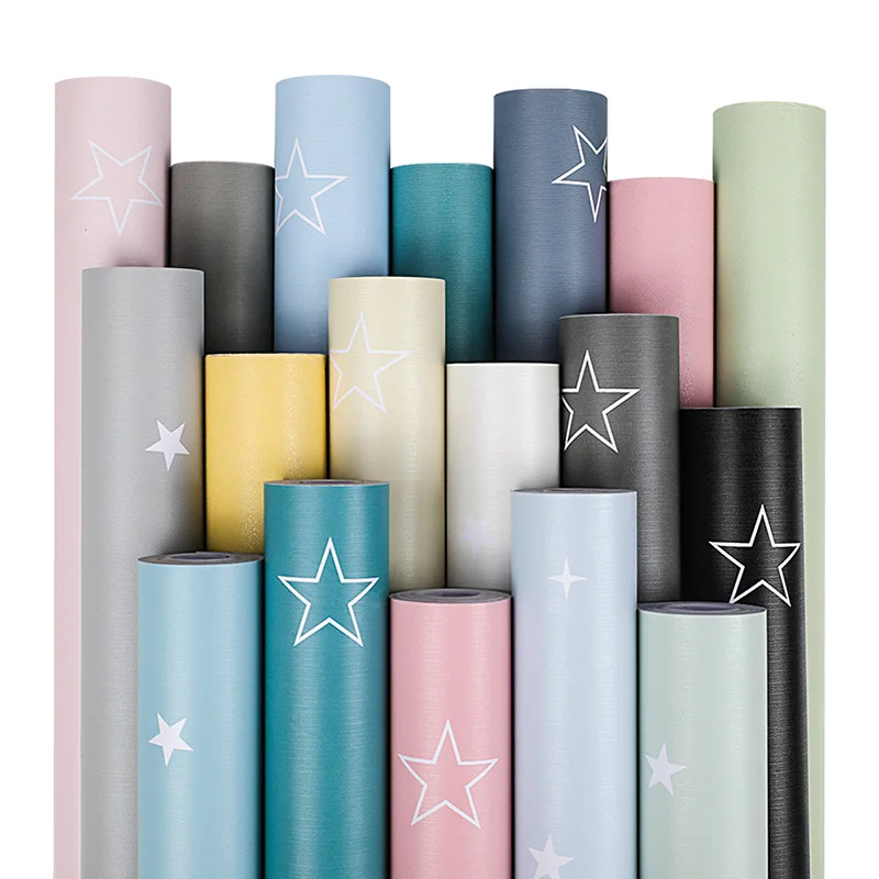 

Simple star sticker kitchen cabinet wardrobe decorative wallpaper bathroom waterproof waterproof waterproof sticker wallpapers