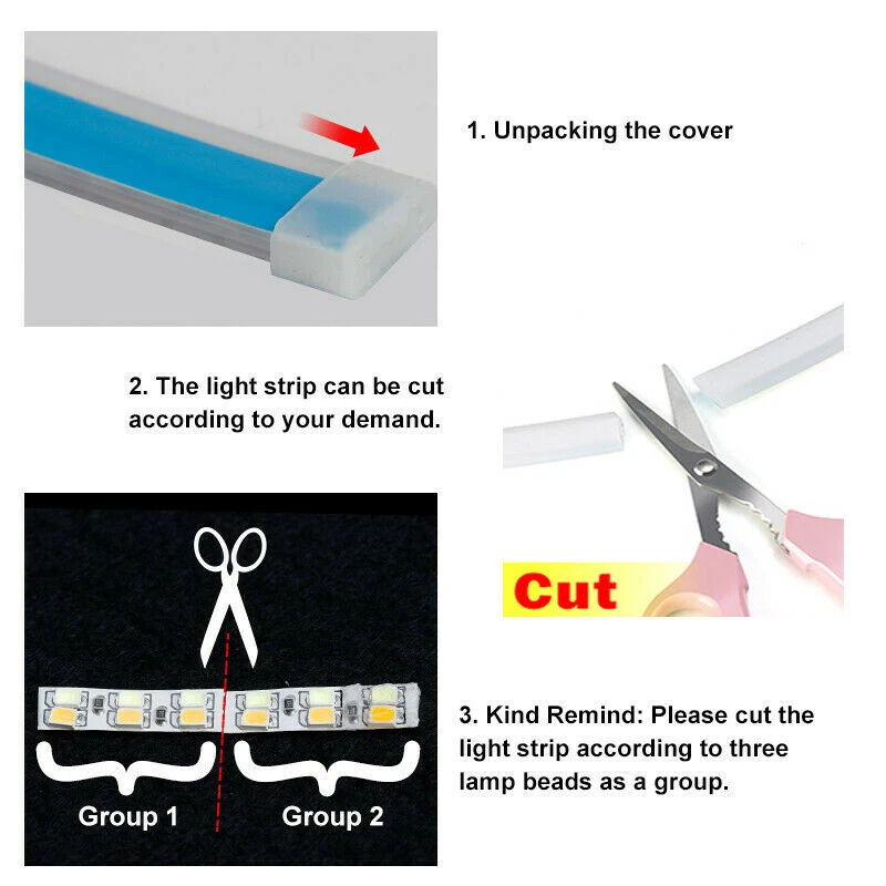 Новый RGB приложение 60 см тонкий гибкий светодиодный DRL дневные ходовые полосы