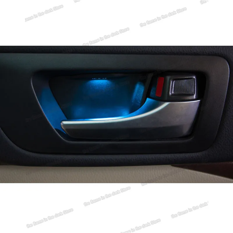 Lsrtw2017 led машинные дверные атмосферу светильник для toyota highlander 2013 2014 2015 2016 2017 2018 2019