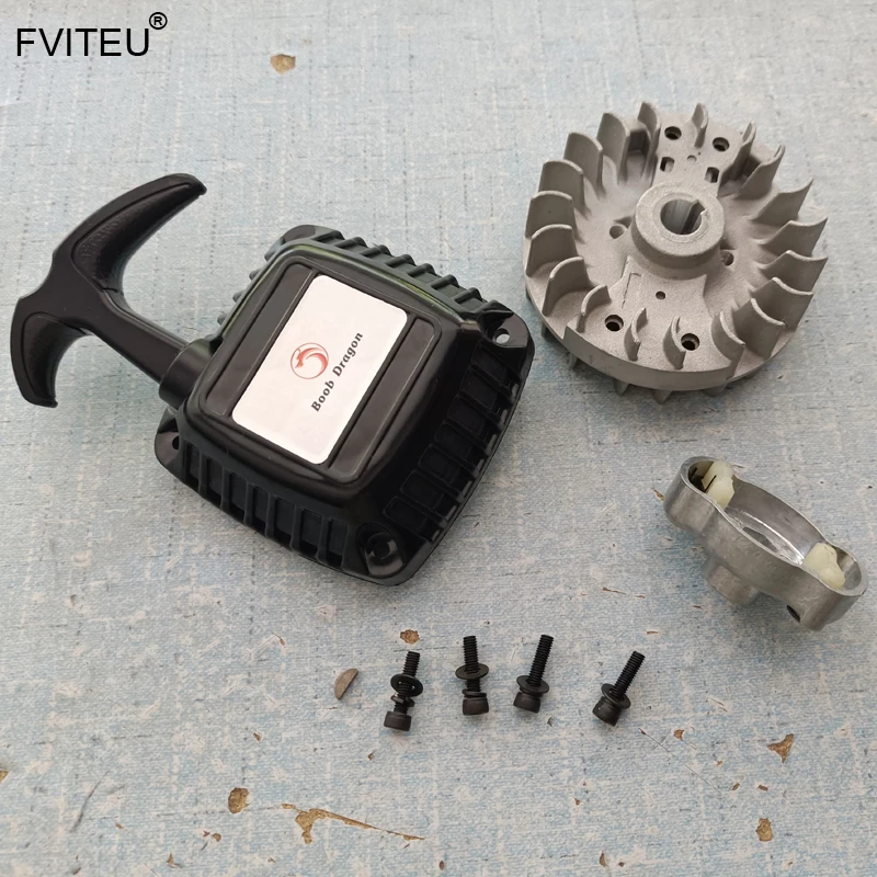 Стартер и маховик fvieu Easy start Pull подходит для двигателя zenoah cy rovan 1/5 hpi baja 5b 5t 5sc King Motor