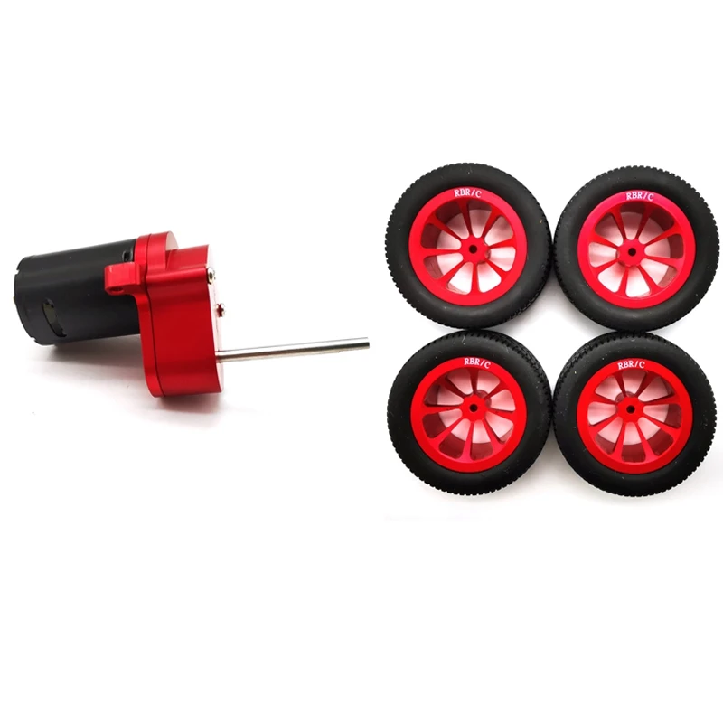 

Transmission Gearbox And 370 Motor For WPL D12 1/10 RC Car With Wheel Rim Modified Tire Tyre For WPL D12 1/10 RC Car