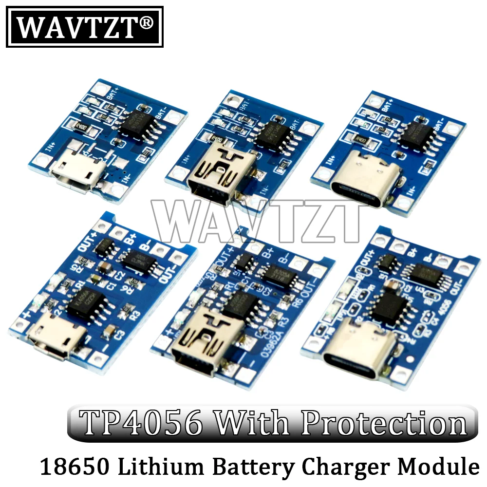 TP4056 + Защитная двойная функция 5 в 1 а Mini Micro USB 18650 зарядная плата зарядный модуль 1A