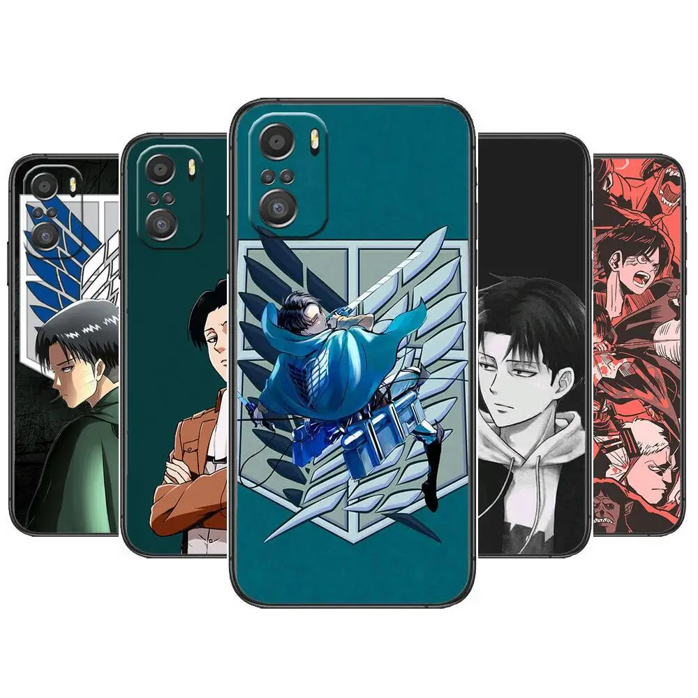 

Attack On Titan For Xiaomi Redmi Note 10S 10 9T 9S 9 8T 8 7S 7 6 5A 5 Pro Max Soft Black Phone Case