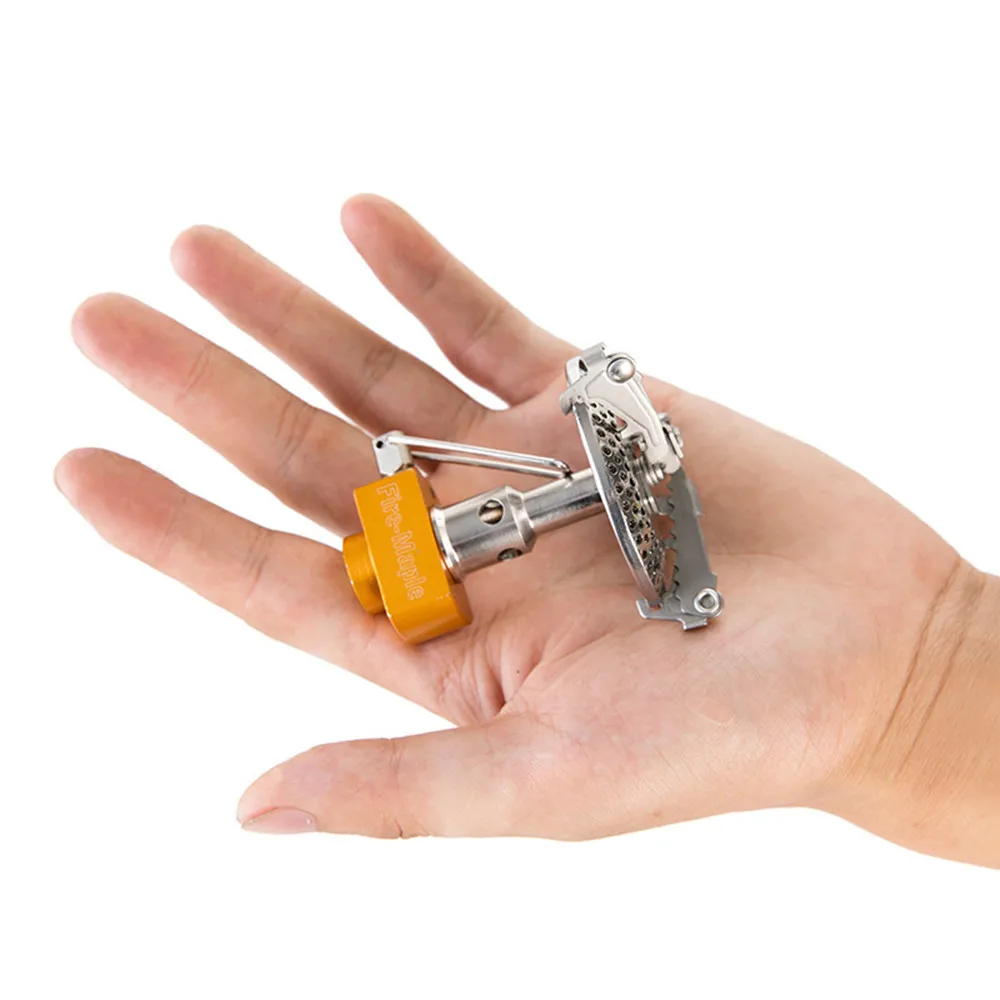 FMS116 цельная газовая плита из нержавеющей стали Большая горелка Складная легкая