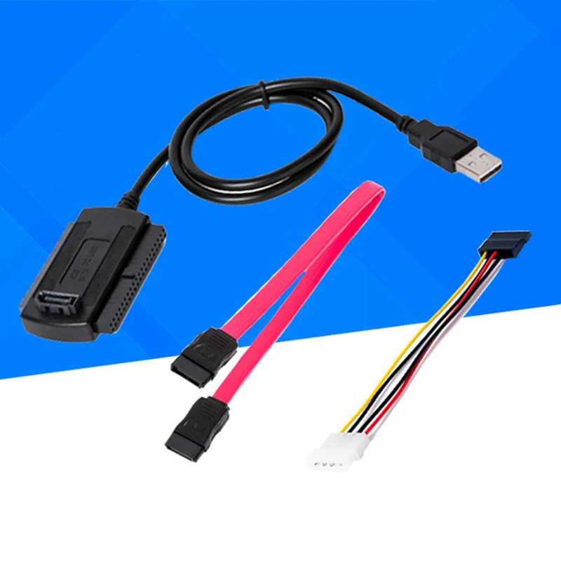 Переходник SATA/PATA/IDE Drive к USB 2 0 кабель-конвертер для жесткого диска 5/3 5 дюйма с
