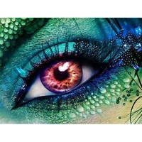 full squareround drill 5d diy diamond painting colored eyes 3d rhinestone embroidery cross stitch 5d home decor gift