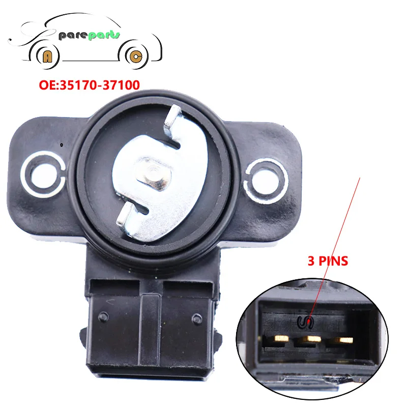 

35170 37100 Throttle Position Sensor For Hyundai Sonata Santa Fe Tucson Tiburon Kia Optima Sportage 2.5 2.7L 99-06 3517037100FFF