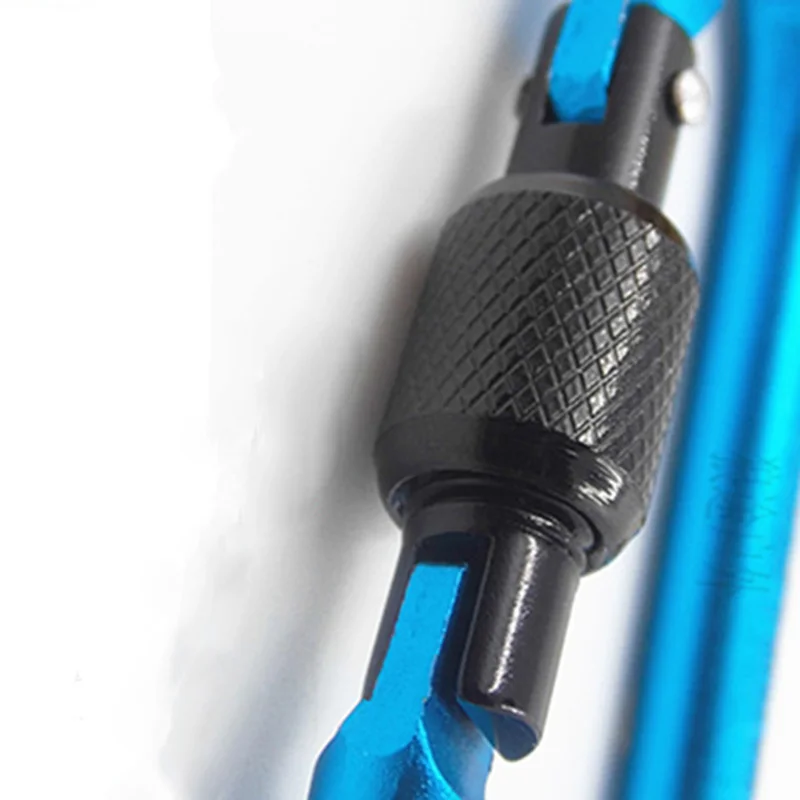 100 шт. карабины для скалолазания D сплав алюминиевый альпинистский замок Quickdraws