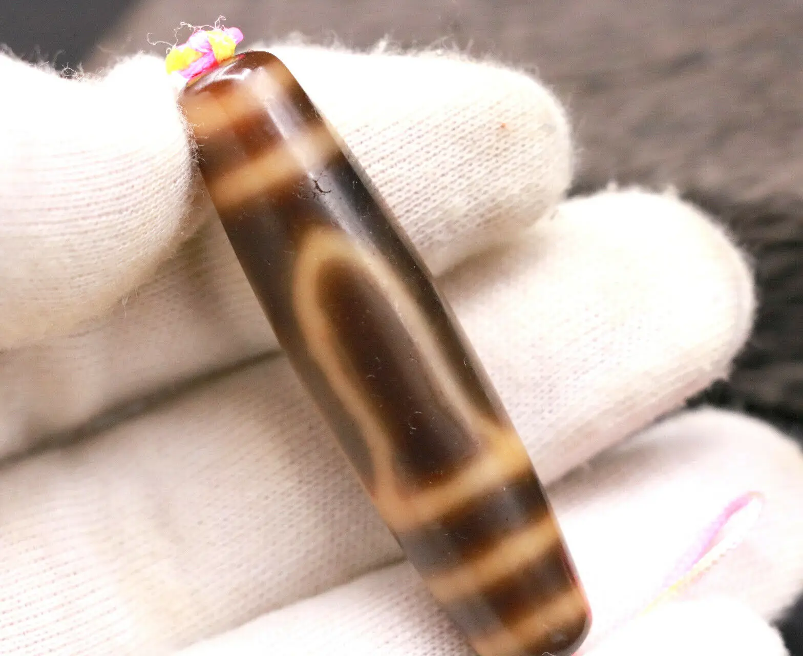 Коллекционные сокровища волшебная сила магия тибетский старый агат цвет