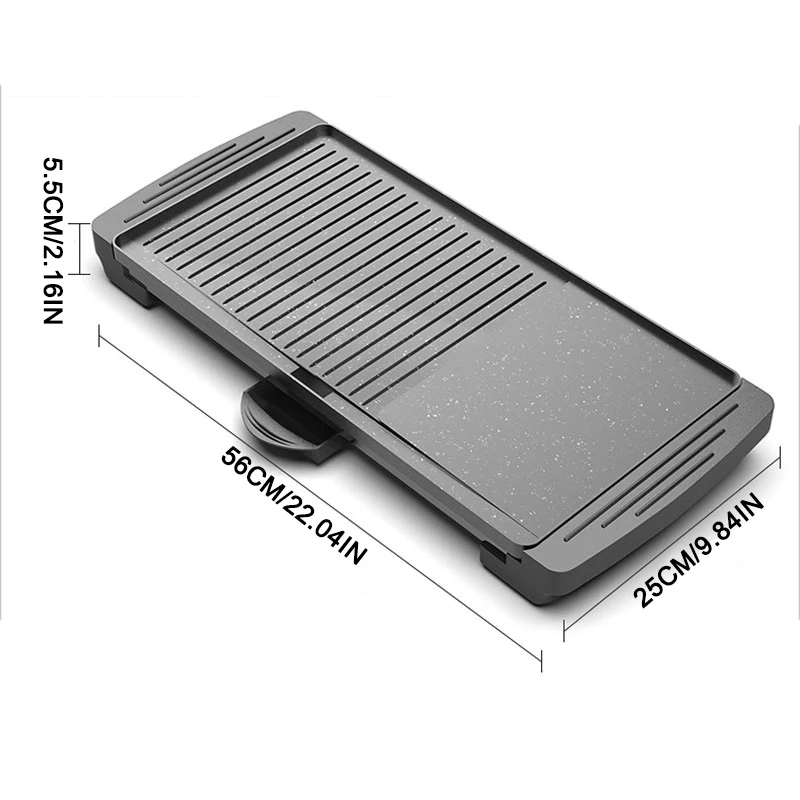 Цена Корейский домашний электрический барбекю TEENRA, бездымный антипригарный домашний электрический барбекю, кухонные аксессуары для дома