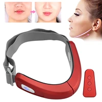 electric face lifting firming device v face shaping slimming vibration massager machine