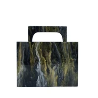 handbag women clutch bag marble black acrylic wallet party luxury wedding brand shoulder messenger chain glitter evening bags