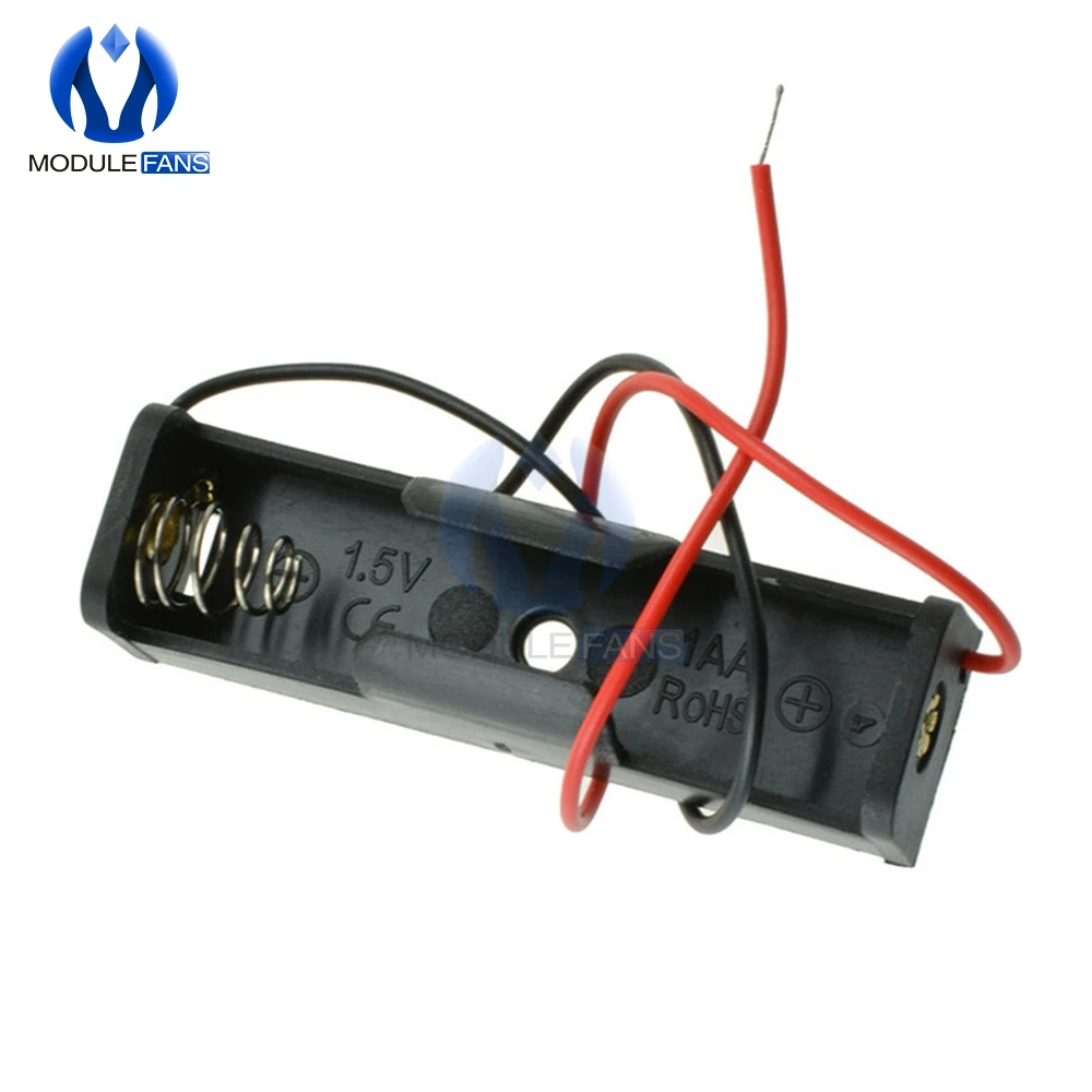 5 шт. 1XAA пластиковый контейнер для батарей чехол коробка хранения держатель с