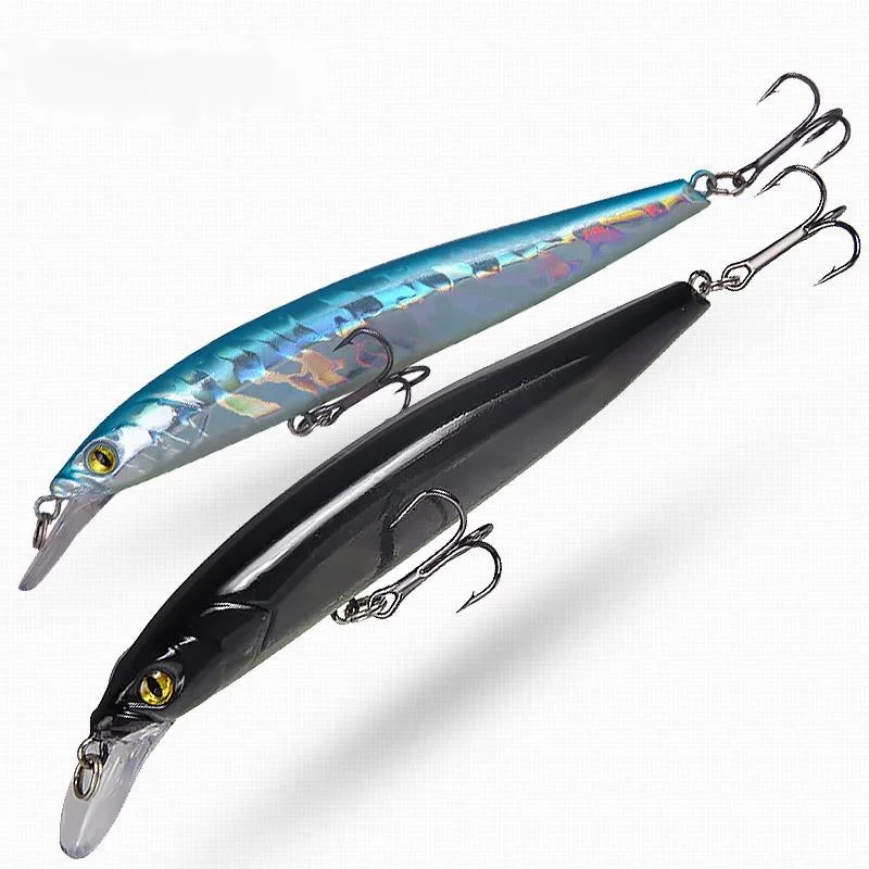 

Черная рыболовная приманка Jerkbait, Воблер Topwater 11,8 г, 120 мм, Isca, искусственная жесткая приманка для форели, новая приманка для ловли окуня
