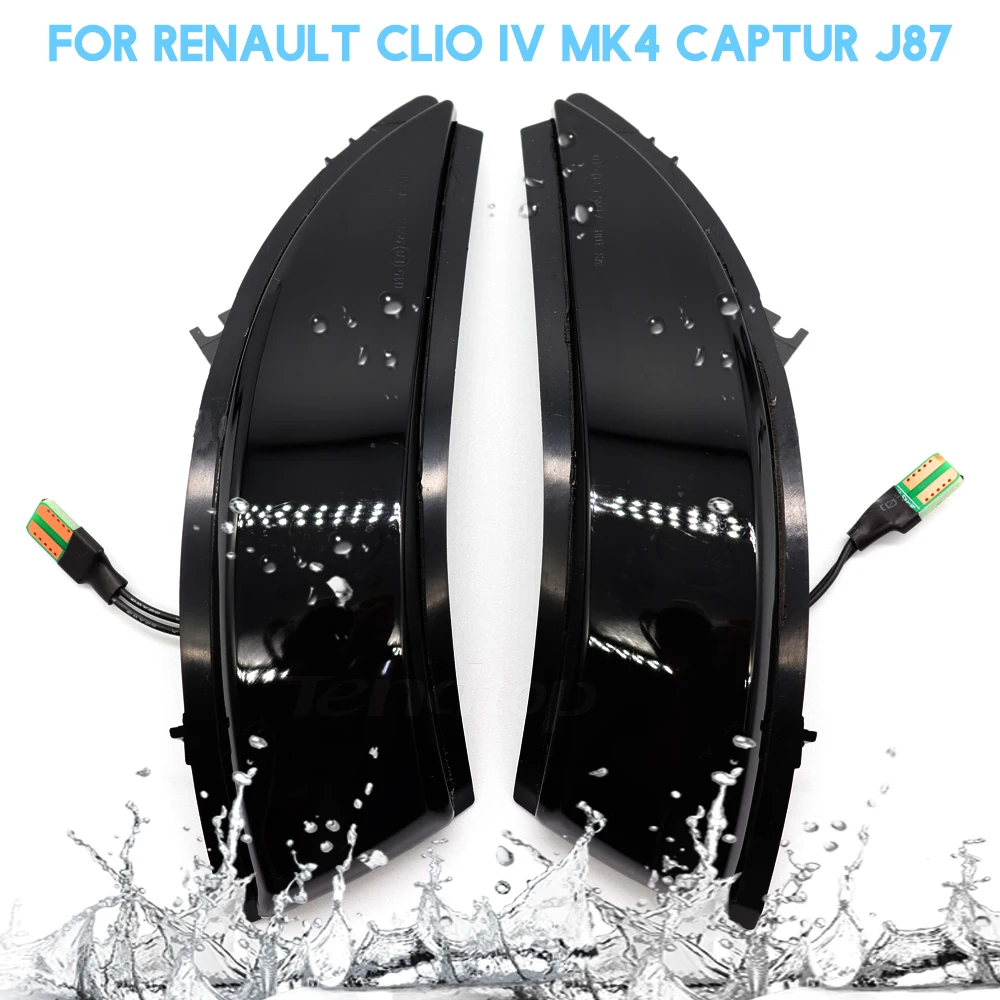 

2Pcs Dynamic Signal Turn Light Mirror Indicator For Renault Clio IV MK4 Captur J87 EOS Beetle LED Lamp Car Accessories