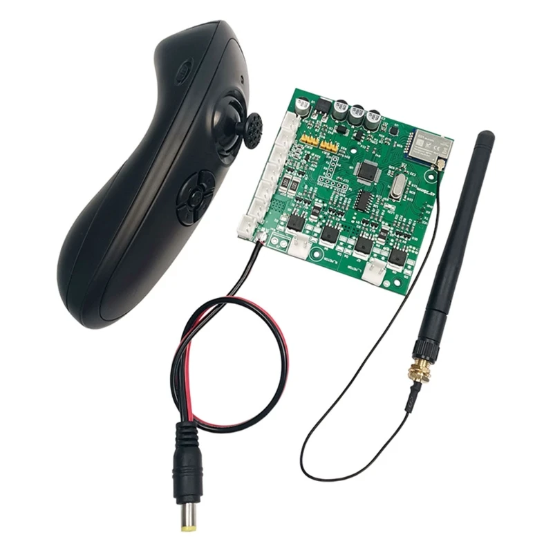 

Fishing Bait Boat Receiver Board & Remote Controller Set Fish Finder Motherboard Replacement Fit for 380, 390, 550 Motor